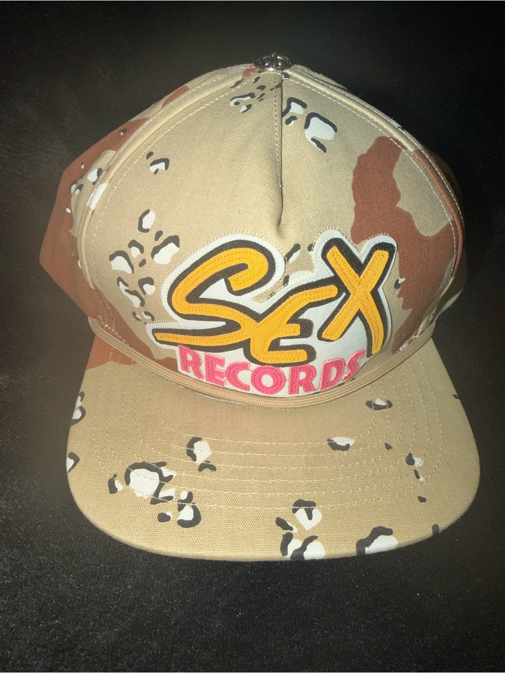 Desert Camo Cap with Hot Pink Strap